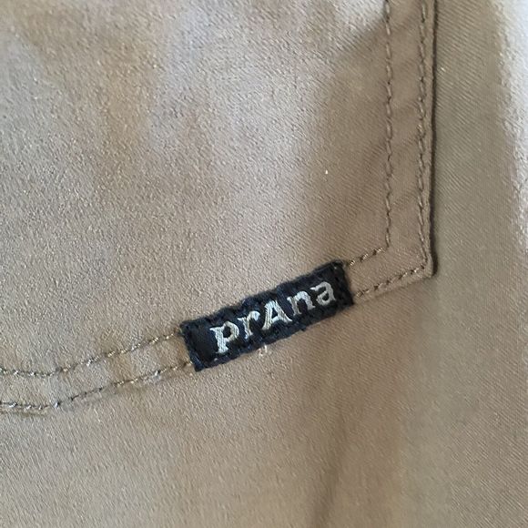 Prana Pants Mens 34 X27 Brown Brion II Slim Fit Hiking Stretch Flat Front Hemmed - Picture 6 of 13